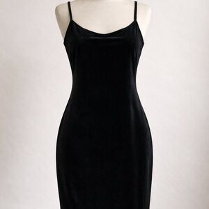 Elegant Black Slip Dress